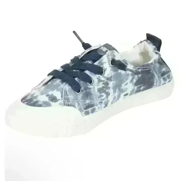 TRETORN Women's Meg Slip On Sneakers in Shibori Navy Size 8.5 New! - Picture 2 of 10